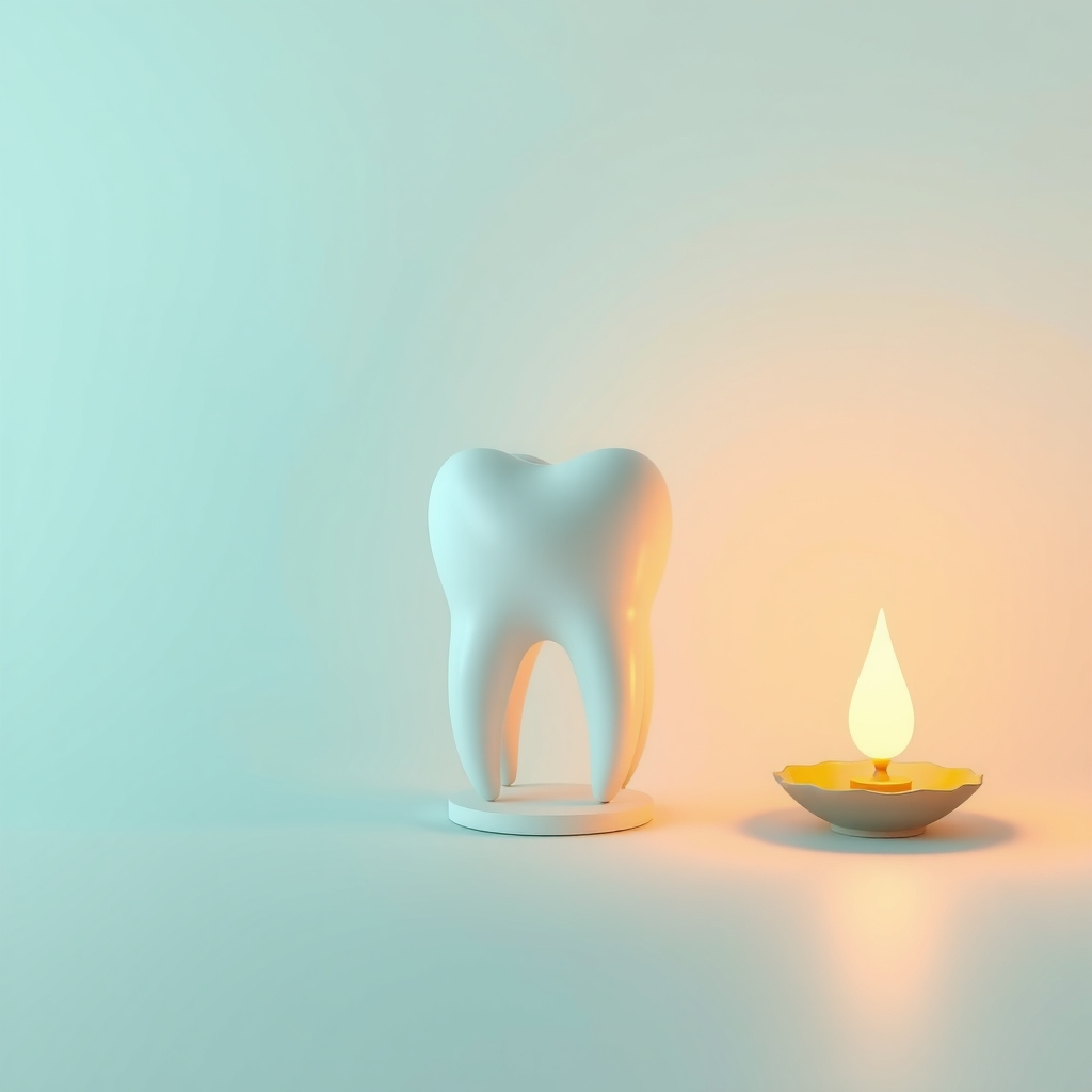 Illustration: Maintaining Oral Hygiene While Fasting During Navratri and Karva Chauth
