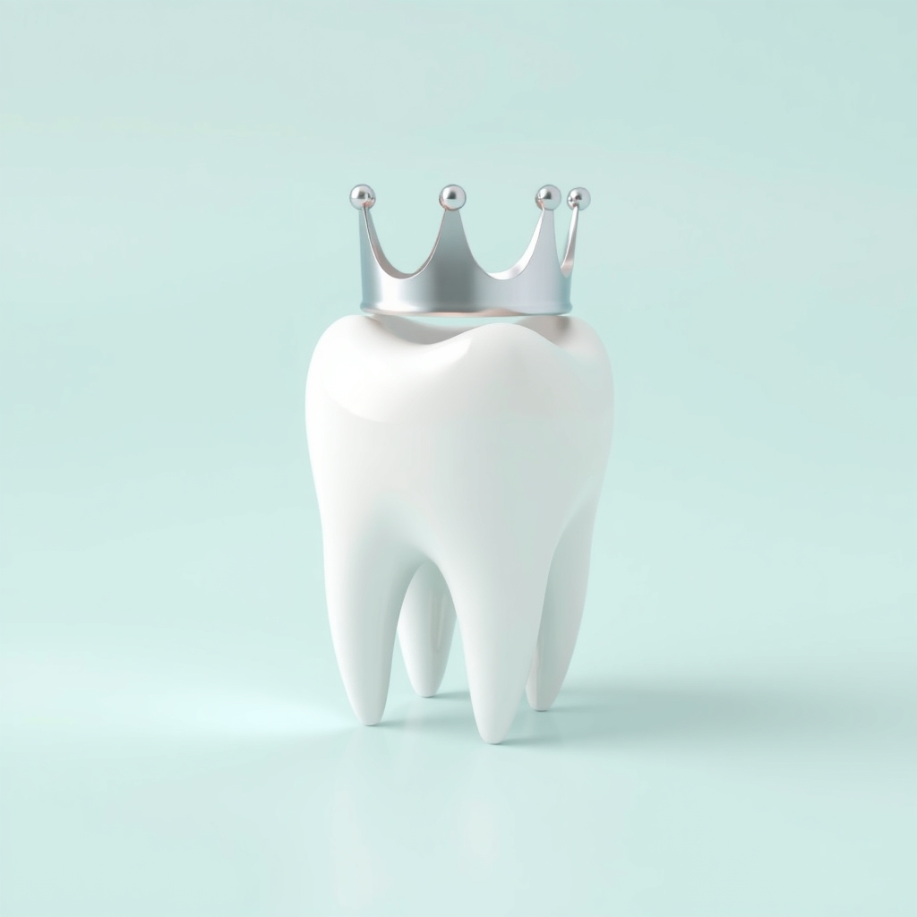 Illustration: Dental Crowns for Children's Milk Teeth: A Parent's Guide
