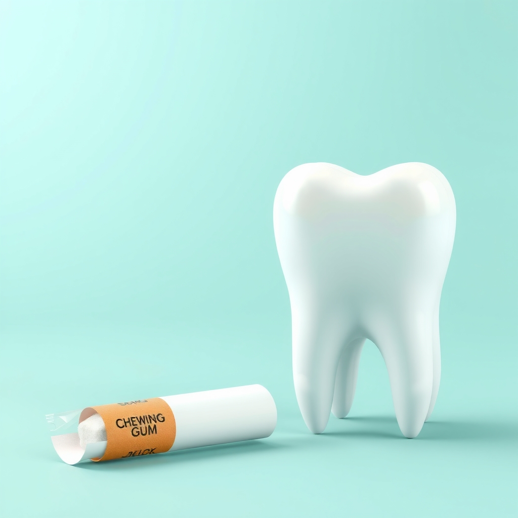 Illustration: Is Sugar-Free Chewing Gum Actually Good for Your Teeth?